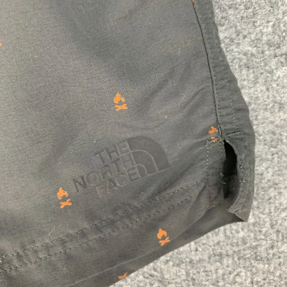 The North Face Swim Trunk Men S Small Campfire Print Brief Lined Beach Shorts